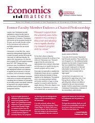 Fall 2009 Alumni Newsletter cover