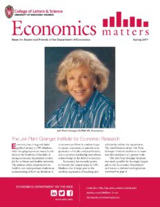 Spring 2017 Alumni Newsletter cover