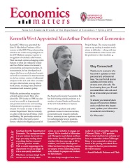 Spring 2010 Alumni Newsletter cover