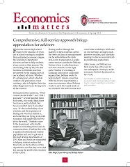 Spring 2012 Alumni Newsletter cover