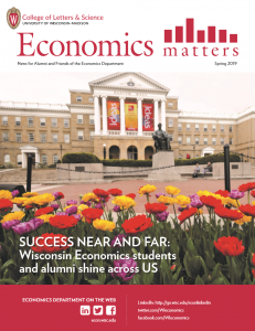 Spring 2019 Alumni Newsletter cover