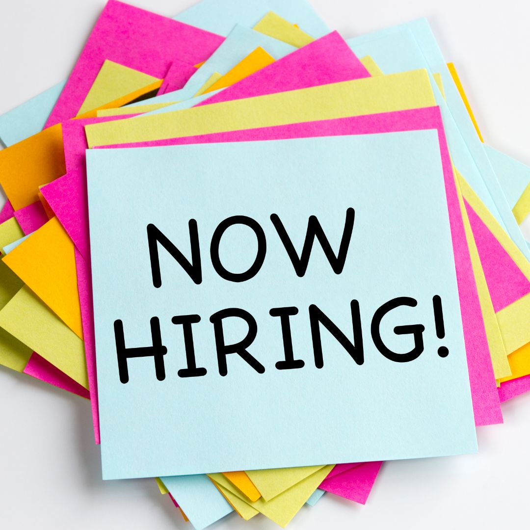 Now Hiring graphic