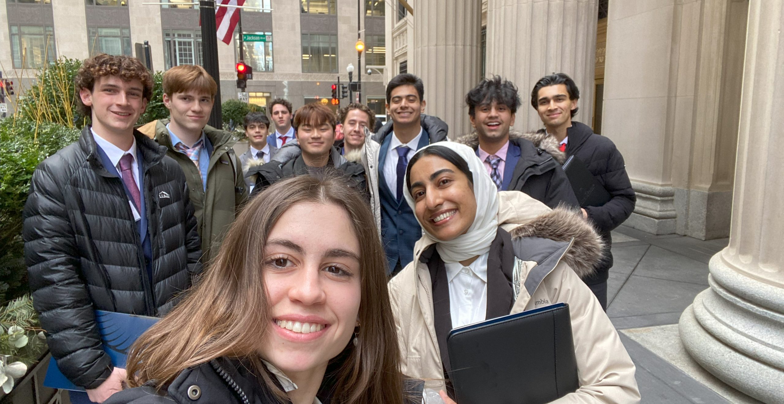 Selfie taken of students apart of the MSQE Program.